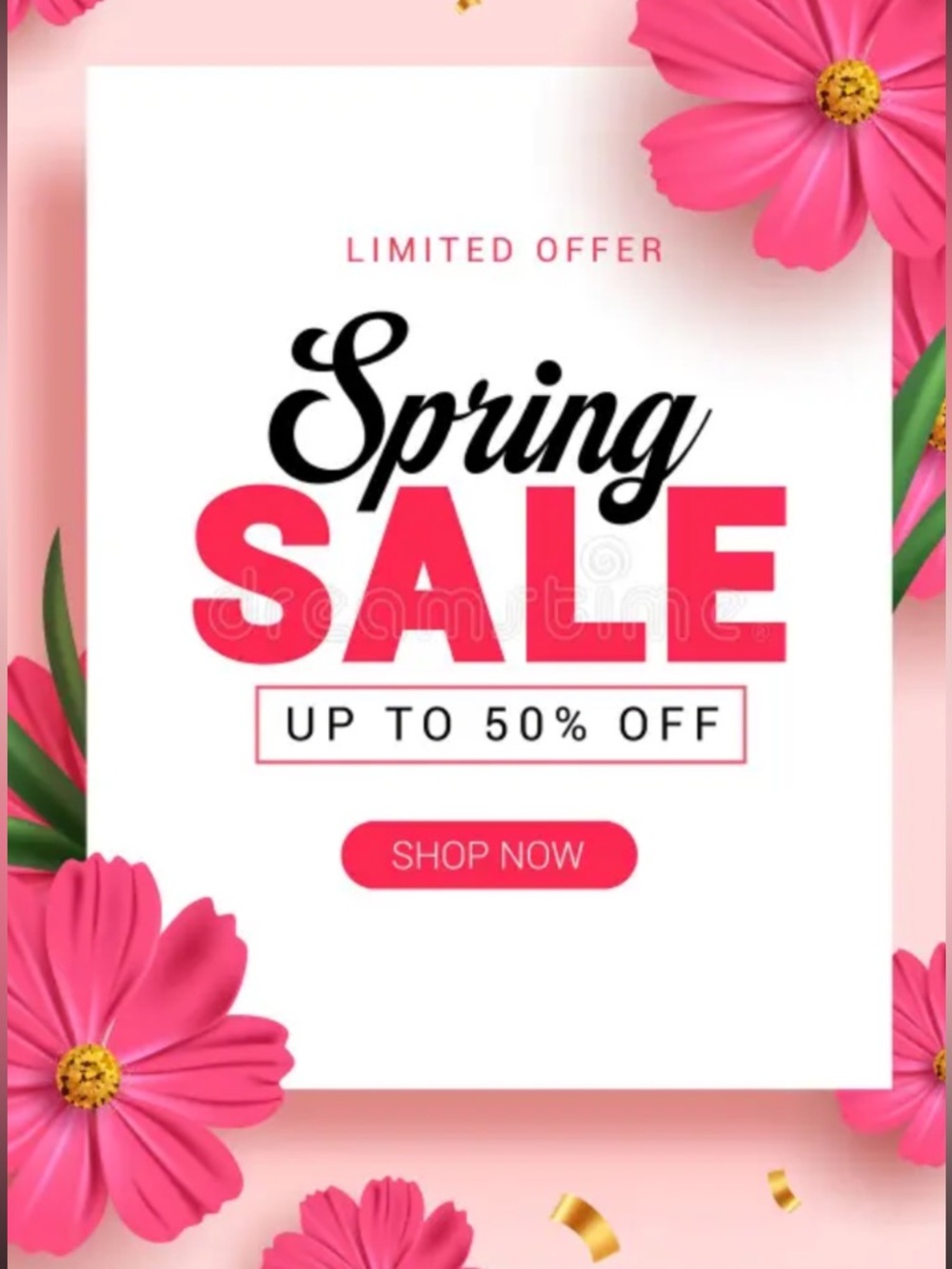 Spring Sale Promo